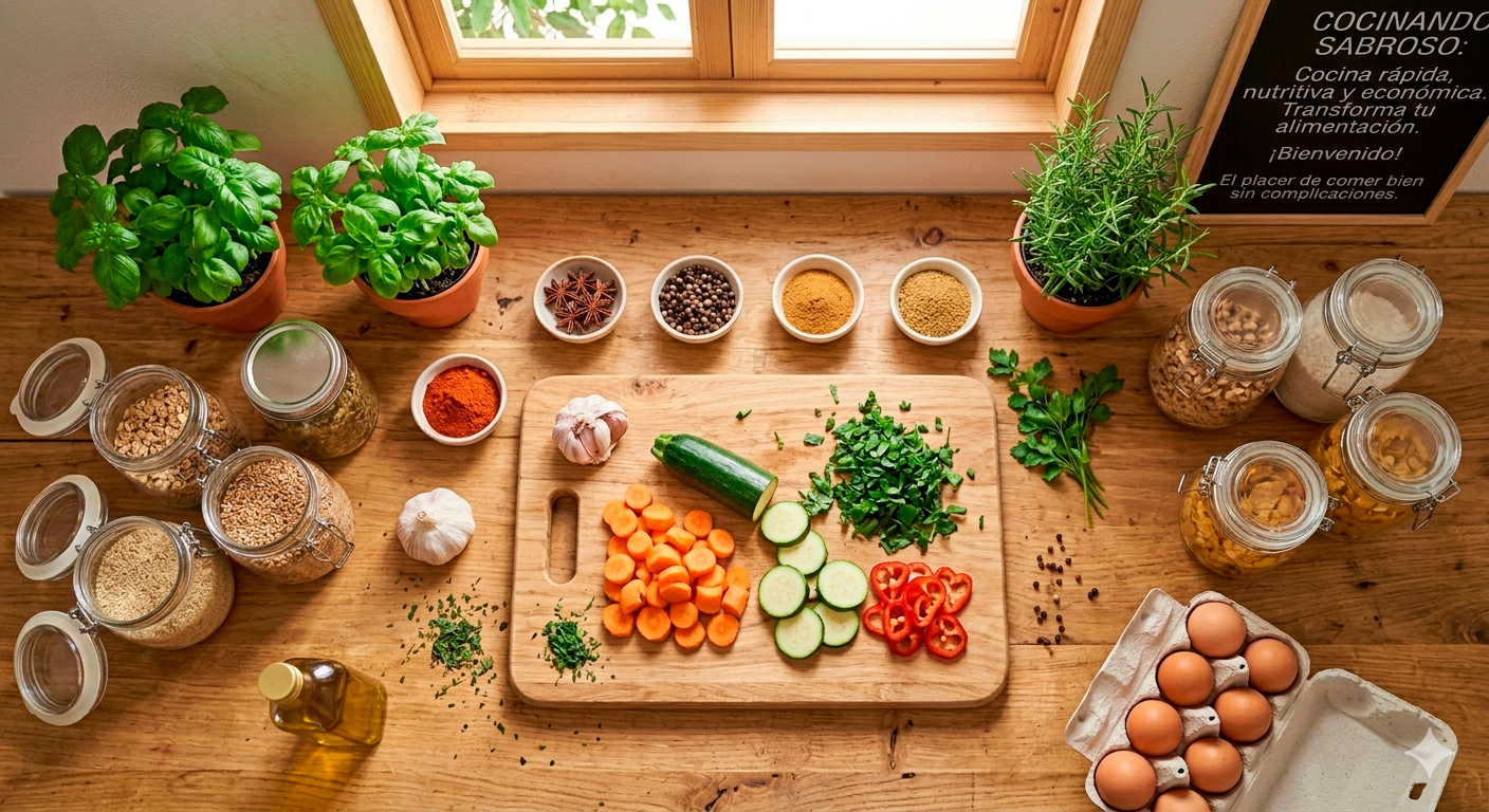 001 Cocinando sabroso